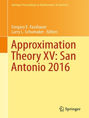 cover image of Approximation Theory XV
